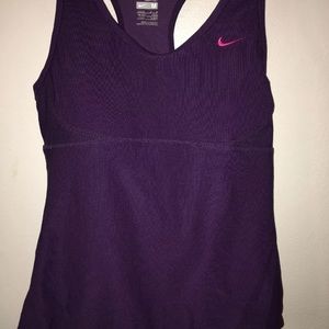 Nike women’s purple work out top